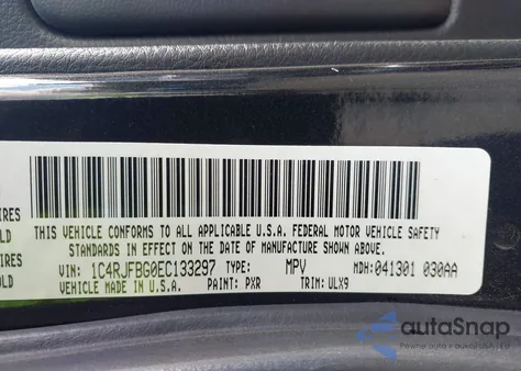 2014 Jeep Grand Cherokee Limited from USA, damaged, VIN 1C4RJFBG0EC133297